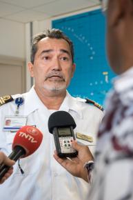 François Chaumette, commandant du Port de Papeete - Image Haut commissariat de la Polynésie française 