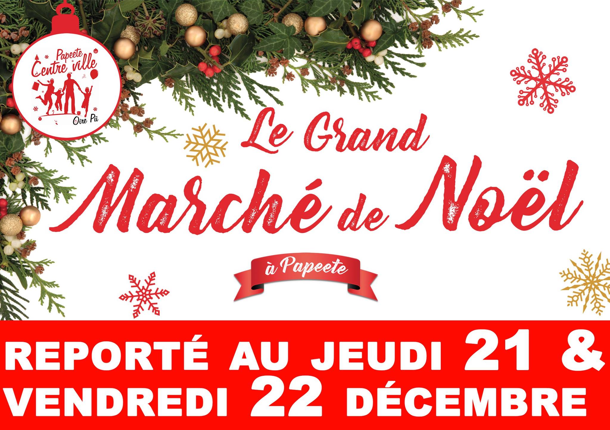 Marché de Noel de Papeete reporté 