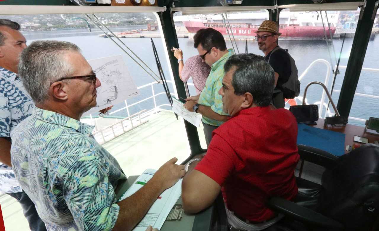 Le Port autonome accueille une partie du gouvernement et le maire de Papeete