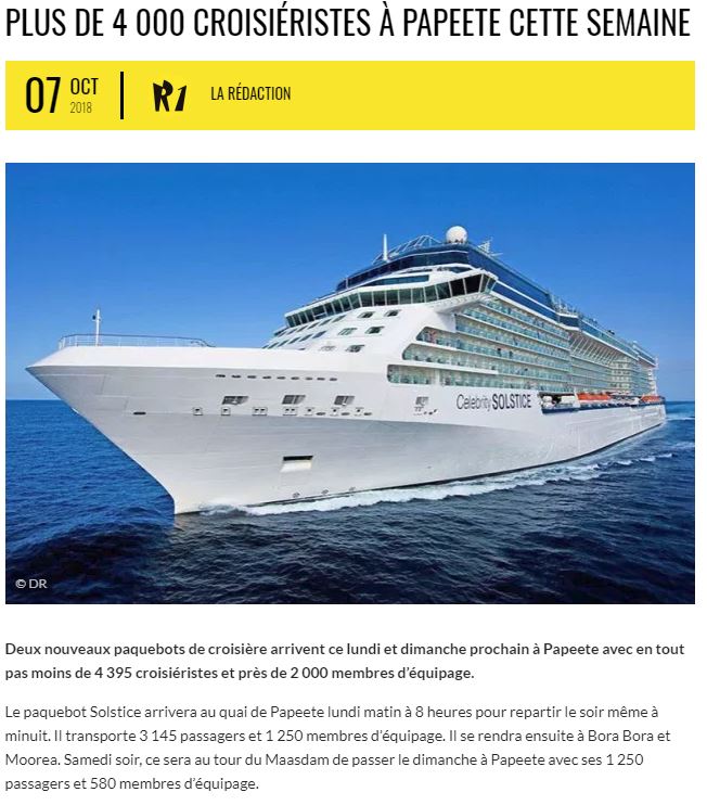  4 000 CROISIÉRISTES